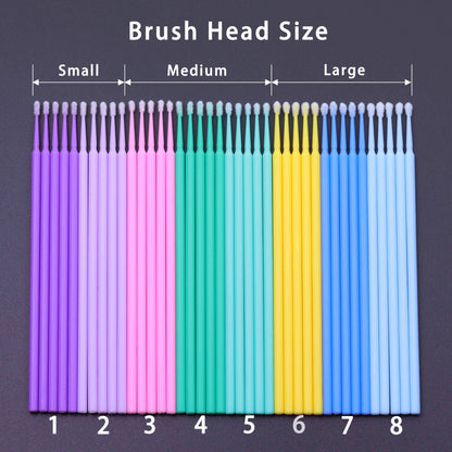 Disposable Micro Brush Purple